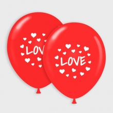 Rode Love ballonnen