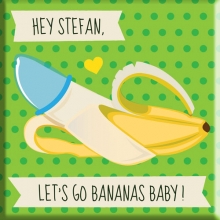 Canvas Let\'s go Bananas